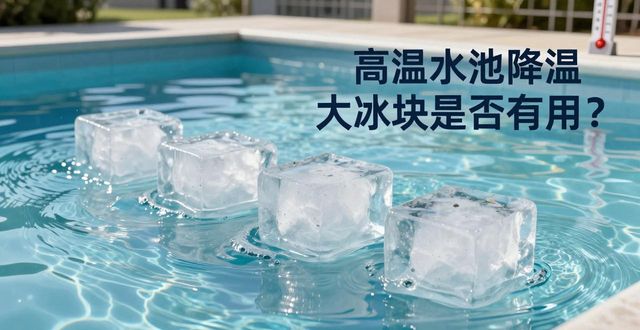 大冰块游泳池降温效果_蚌埠高温水池降温大冰块_冰块降温实际应用分析